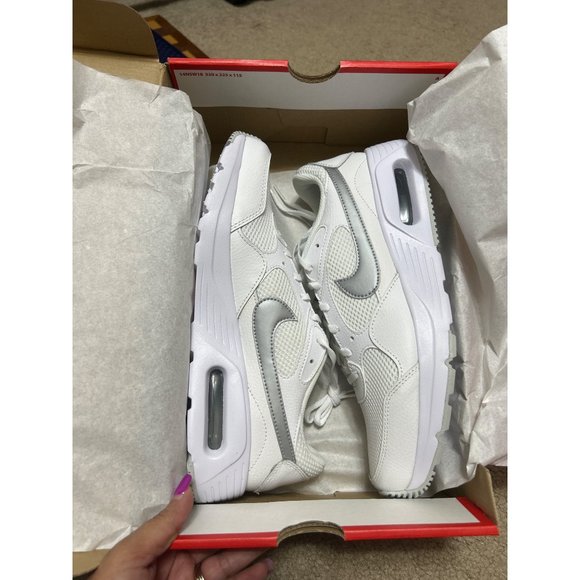 Nike Shoes - Nike White and Gray Athletic Shoes